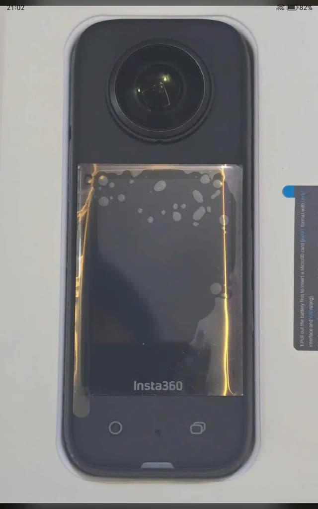 Insta360 X3 action camera with accessories