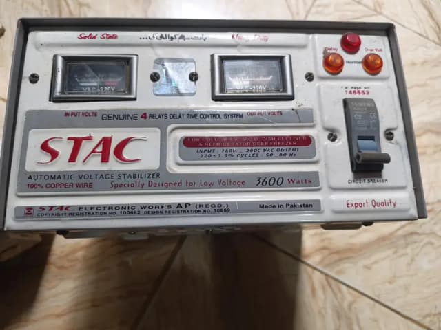 STAC 3600 Watts Automatic Stabilizer (100% Copper) - Breaker Issue