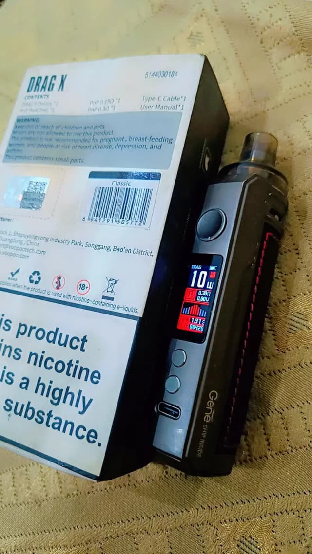 Drag X vape uk import 18+