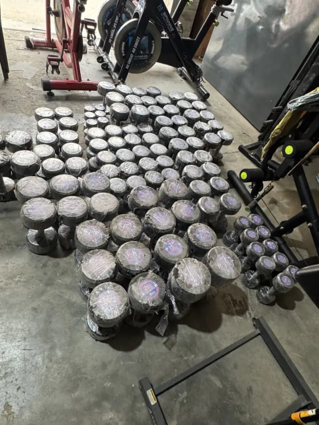 Rubber Coated Dumbells Available Here