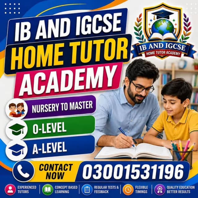 Home & Online Tuition/Male & Female Teachers/Home & Online Tutors