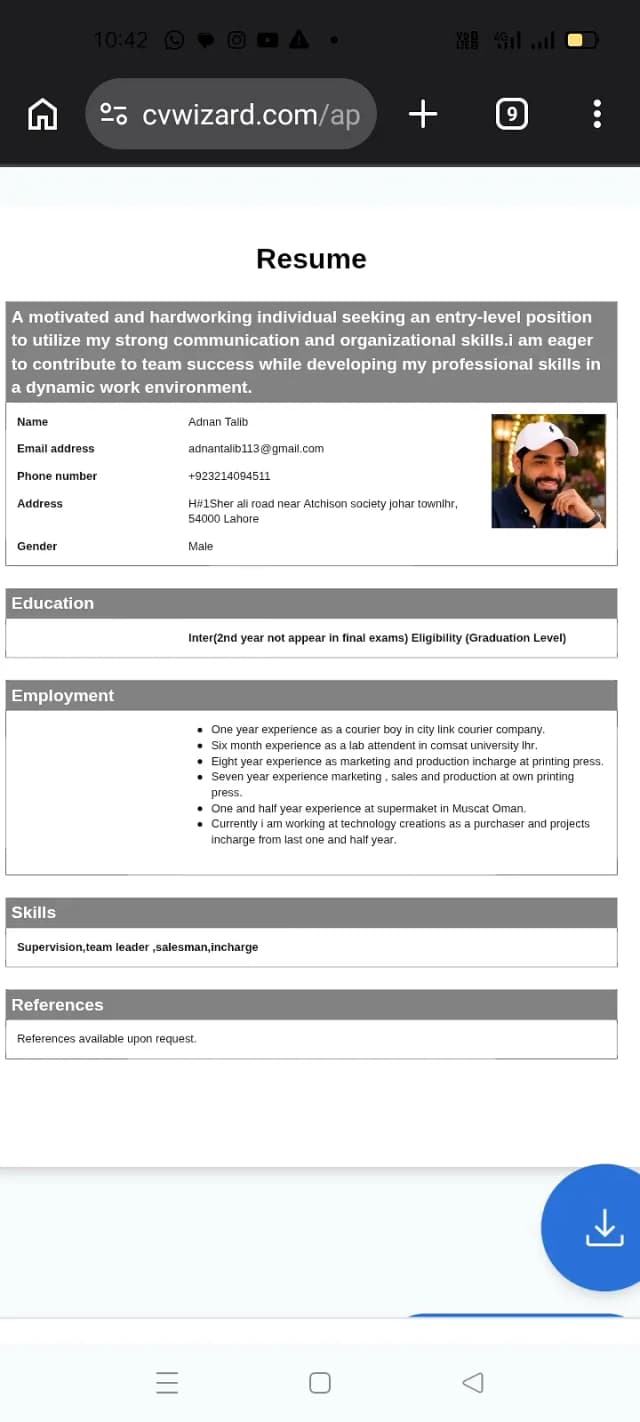 Urgent need of part time job