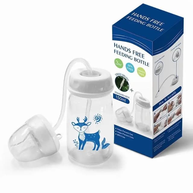 240Ml Hands-Free Baby Feeding Bottle