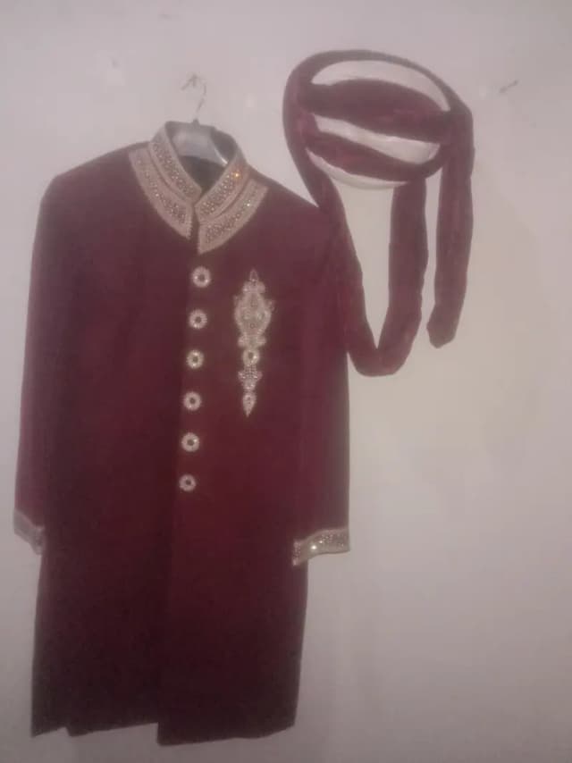 shirwarni with cullah