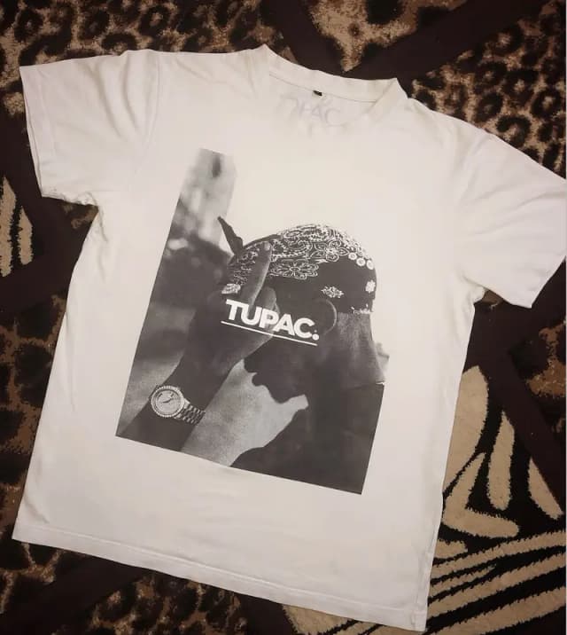 Tupac graphic T shirt