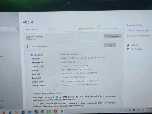 lenovo thinkpad yoga 11e 7 gen touch screen
