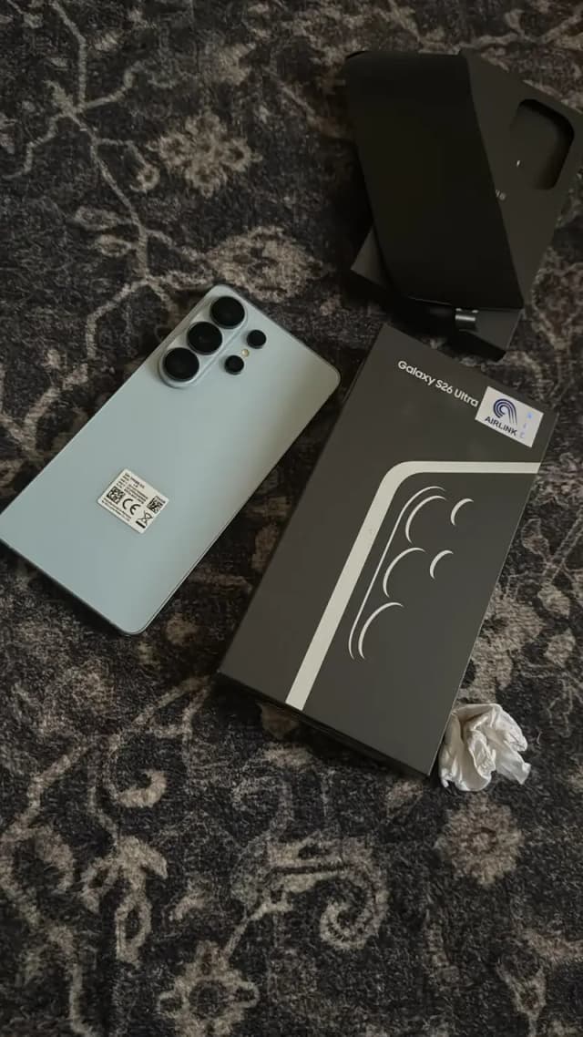 Samsung Mobile S26 Ultra box pack PTA aproved