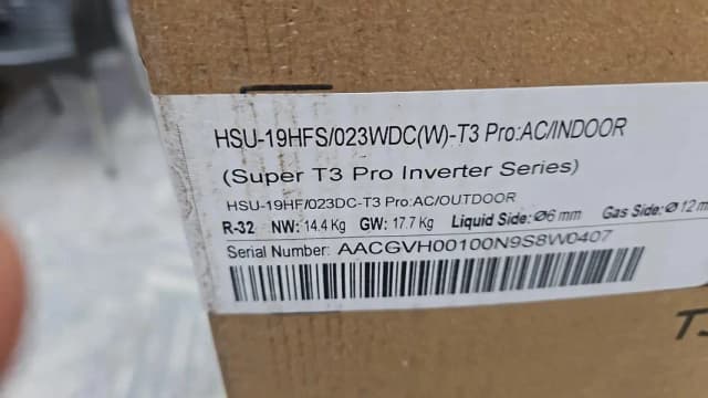 Haier T3 pro 1.5 ton DC inverter