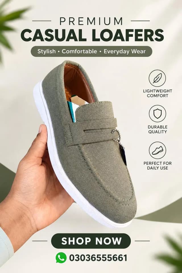 Premium Casual Loafers – Stylish Comfort for Everyday Wear