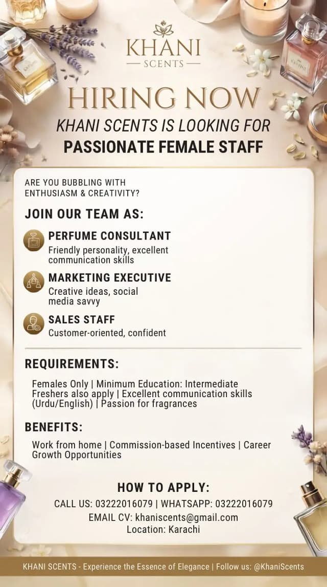 Need female staff