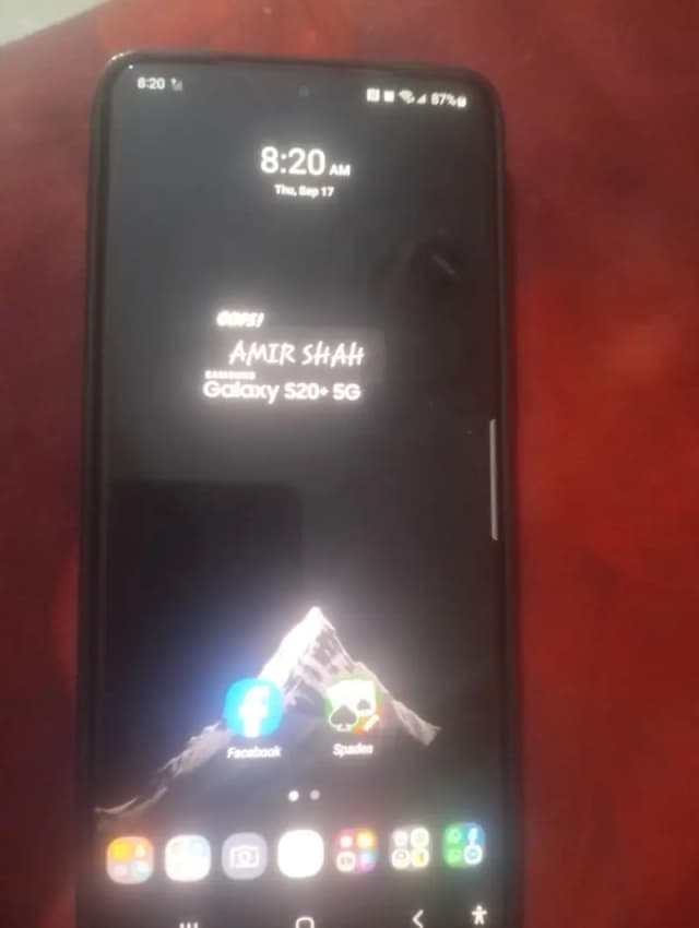 S20 plus 12/256 arjunt sale
