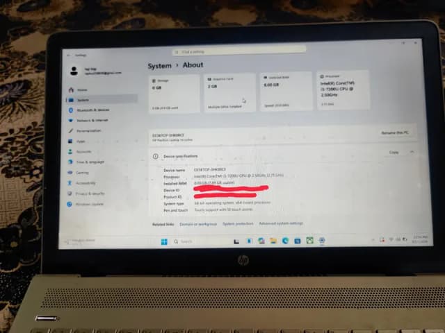 HP Pavilion Core i5 - 8GB RAM Laptop