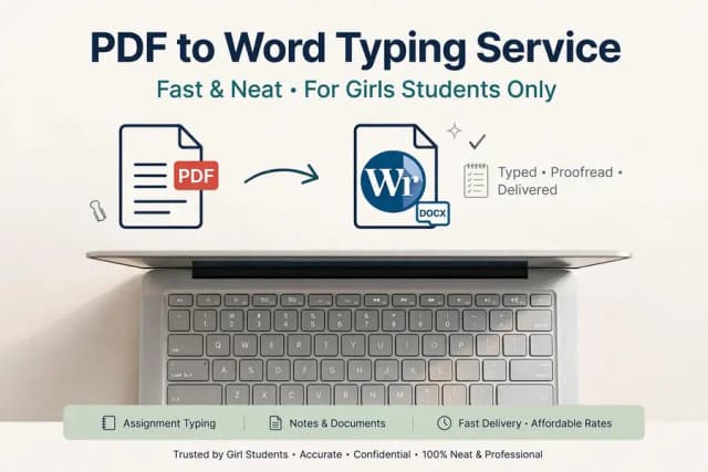 PDF to Word Typing - Thesis Assignment Notes