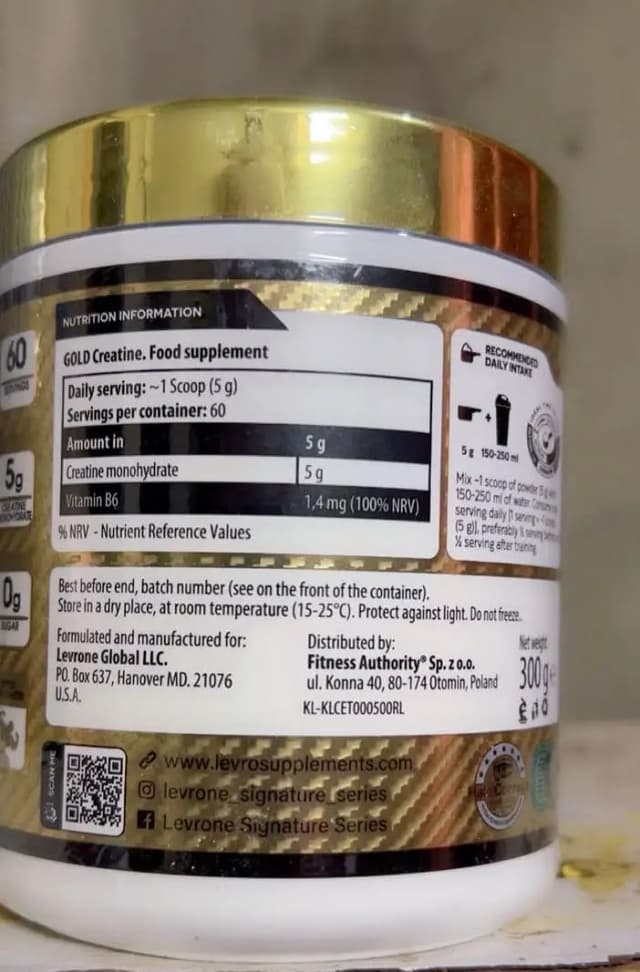 Kevin Levrone Gold Creatine 300g – Rs. 6,500