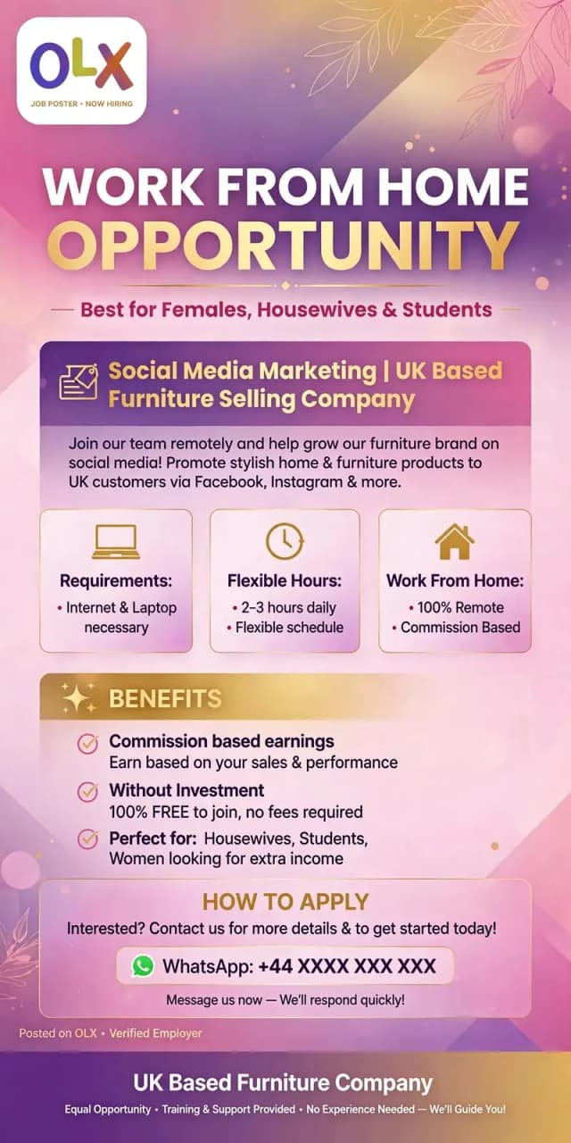 Females Only | Work from home