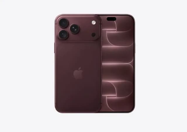 iPhone 18 pro max 256gb burgundy physical plus e sim