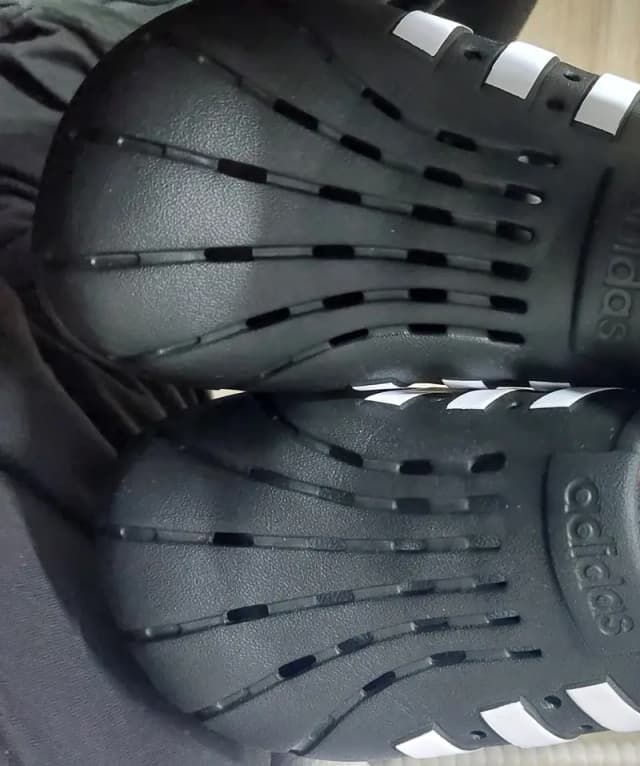 Adidas clogs up for sale