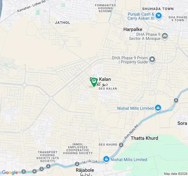 20 Marla Residential Plot Situated In DHA Phase 9 Prism For sale