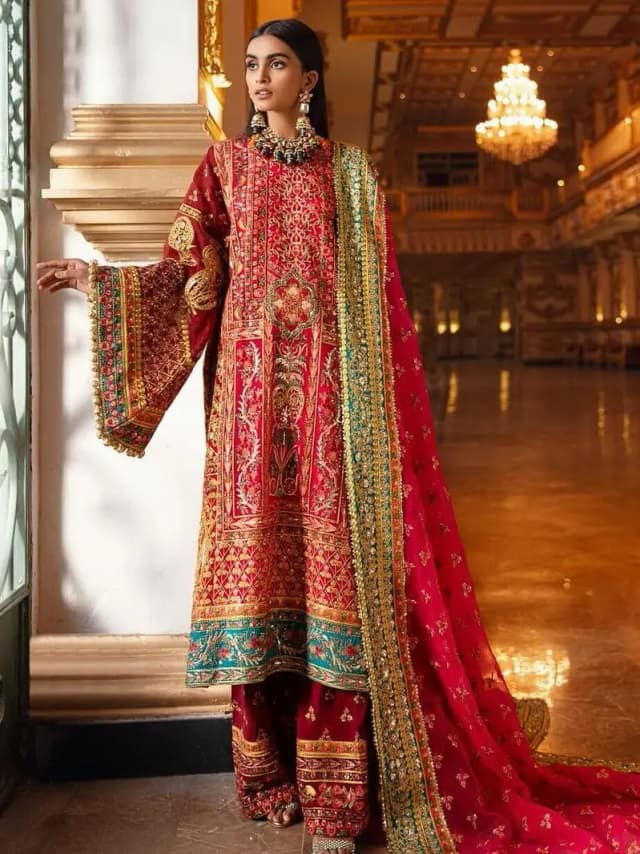 Maryum n Maria 3pc Embroidered Dress