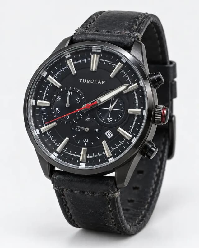 Tubular Chronograph Watch – Good Working Condition