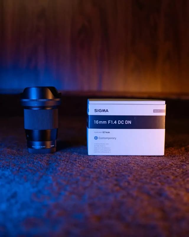 Sigma 16 mm F1.4 DC DN For Sony e mount with box | Lenses for Sony