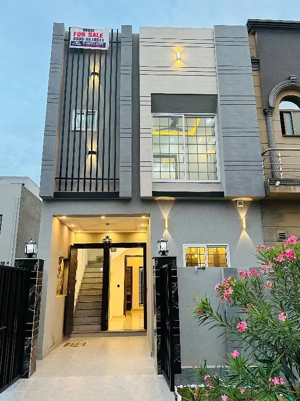 3 Marla Brand New House For Sale In E Block, Al Kabir Town Phase 2 | Prime Location Near Raiwind Road