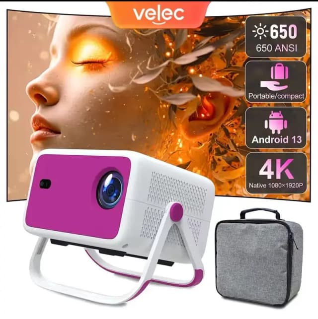 Android 4K Projector | Full HD Smart LED Multimedia Projector
