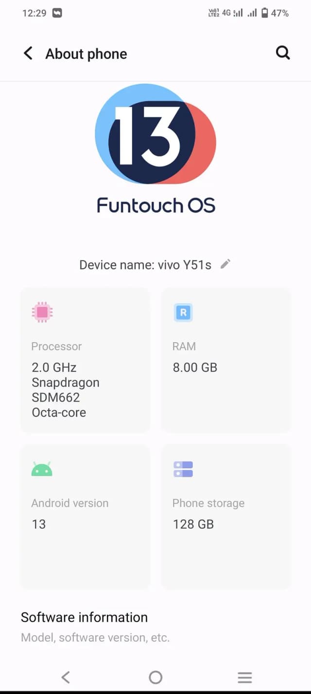 Vivo Y51s