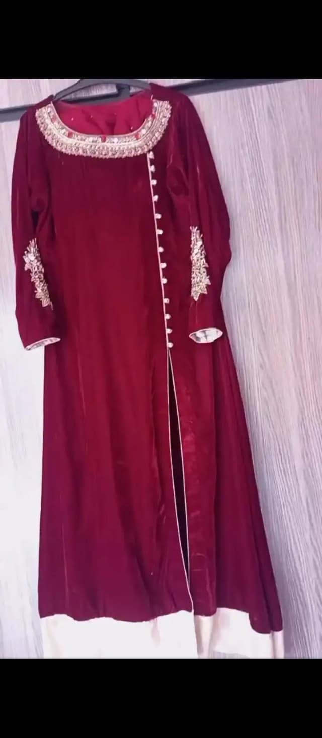 velvet designer maxi
