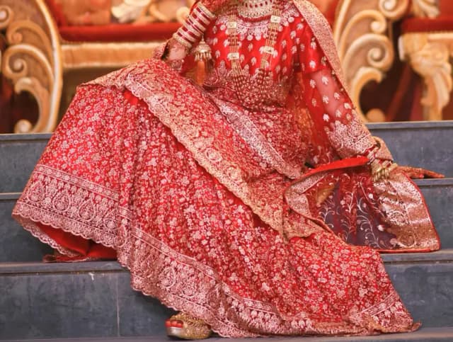 Barat bridal lehenga