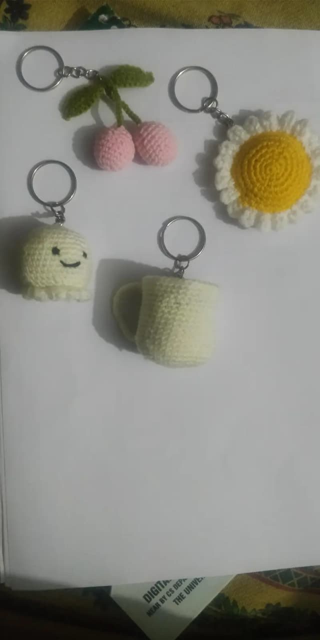 crochet key chains 500 /-