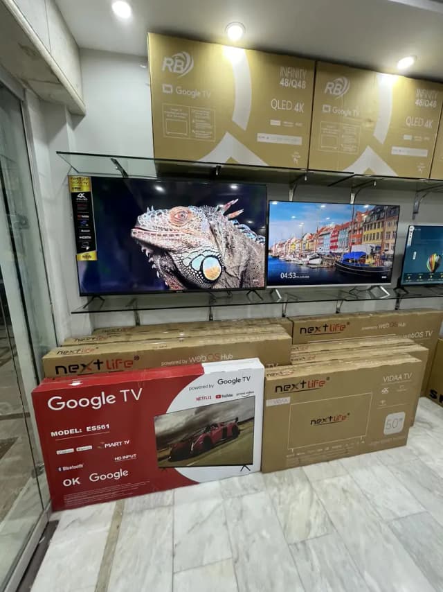 55. INCH QLED ECOSTAR NEW MODEL 2 YEAR WARRANTY CARD. O322-I257237
