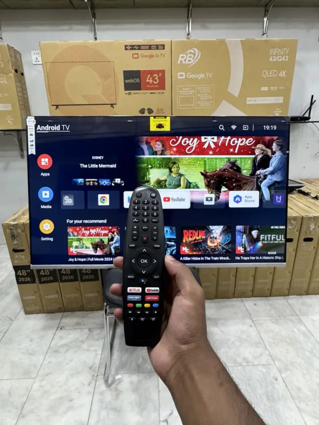 55 INCH QLED TV NEW MODEL 3. YEAR WARRANTY O322-I257237