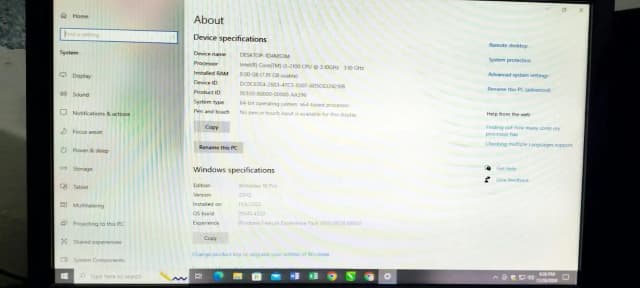 computer desktop for sale
