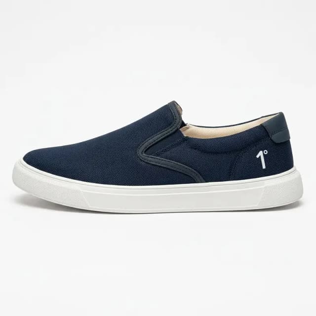 One Degree Dark Navy Slip-On Sneakers Size 44 Brand New with Dust Bag