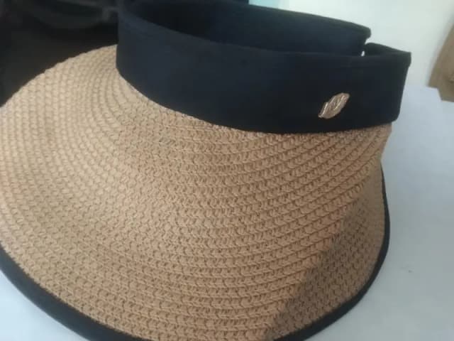 Original made in Korea straw visor.