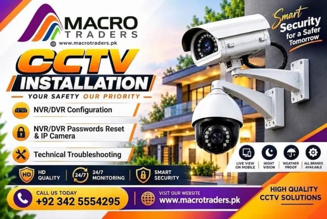 CCTV Camera Installation Services in Islamabad | CCTV Security System