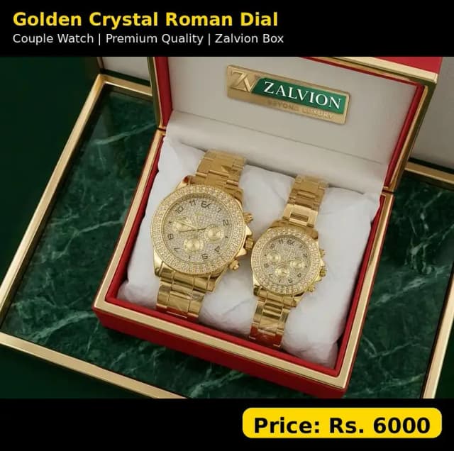 Luxury Premium Watches & Golden Couple Watches
