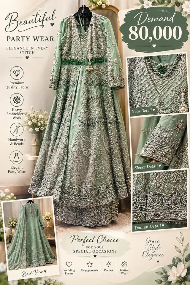 Wedding dress ( Mexi ) 2 pieces