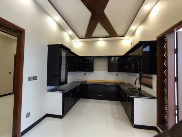 For Sale New 2 bed dd Leased Bank loan applicable Flat Apartment qt Kaneez Fatima Society block 4 Scheme 33 Karachi