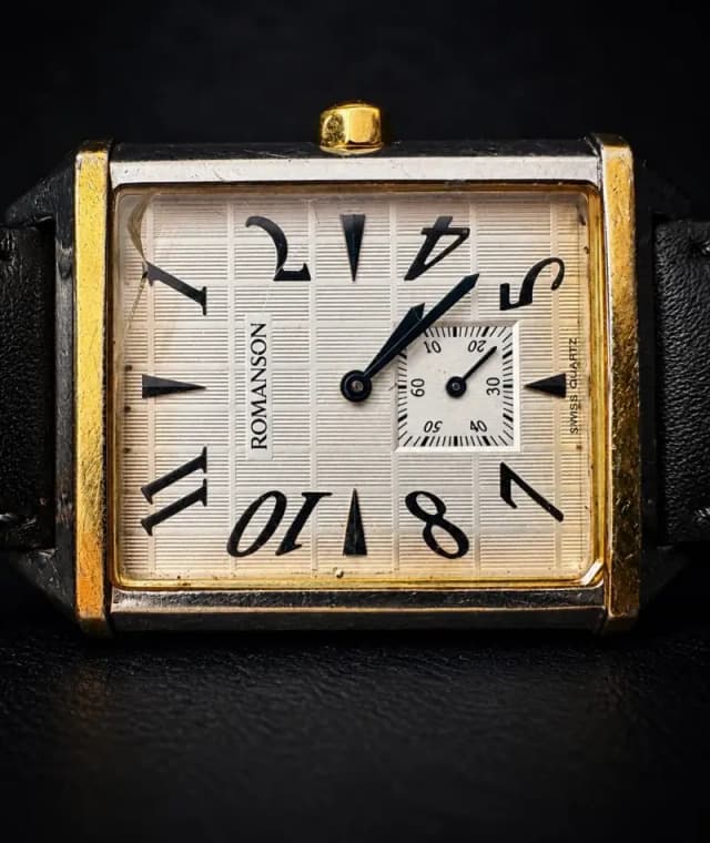 Romanson Rectangular Dress Watch.