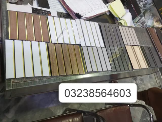 PVC panel-Media wall-Wallpaper-Wooden floor-Roller blind-Ps panel-Gras