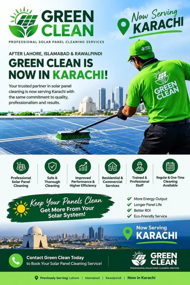 Green Clean Solar Panel cleaning Services