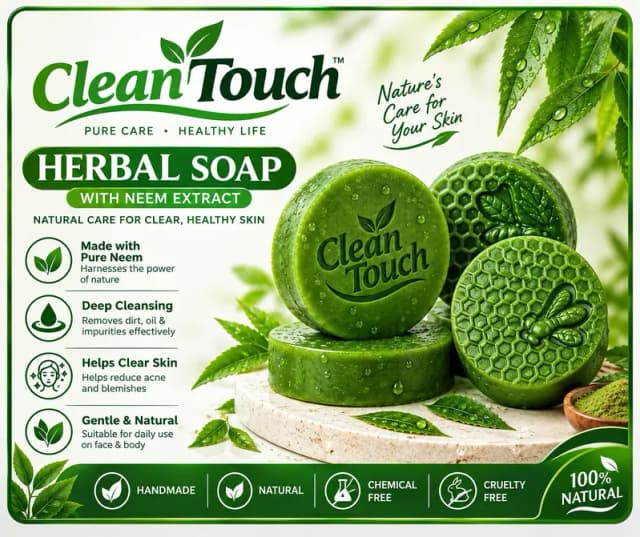 Neem moringa soap and Rice soap