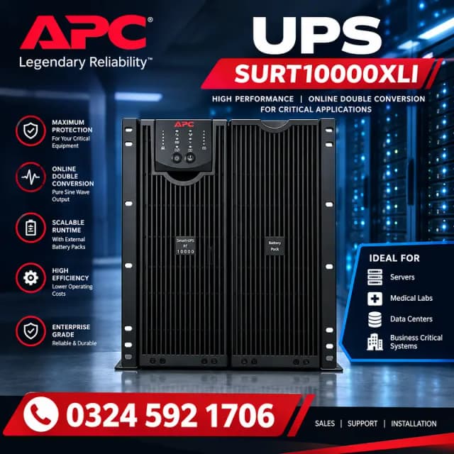 APC UPS Online 10KVA | 20KVA | 40KVA | 60KVA | SURT10000XLI