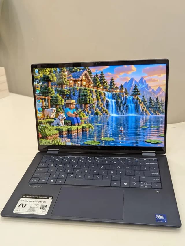 HP OmniBook X Flip 14 AI FM0023dx 2 in 1 Laptop | Ultra 7