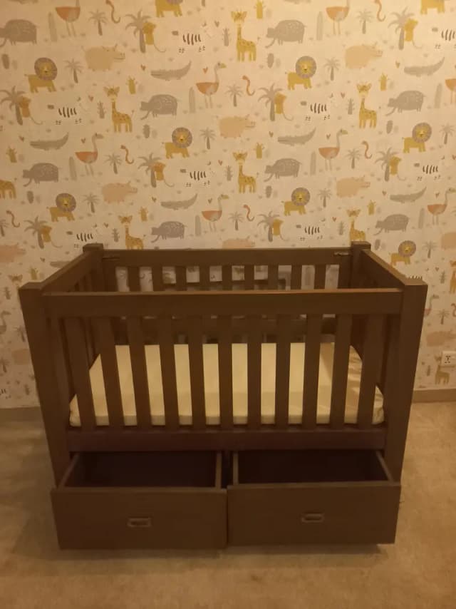 Wooden Baby Cot