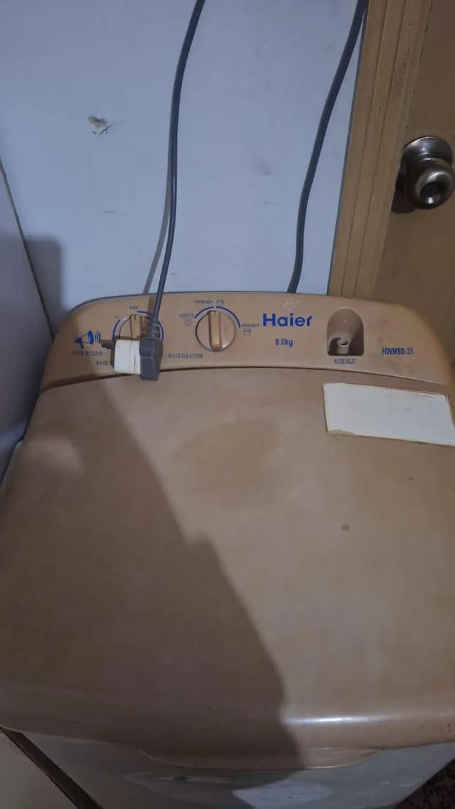 Haier washing machine