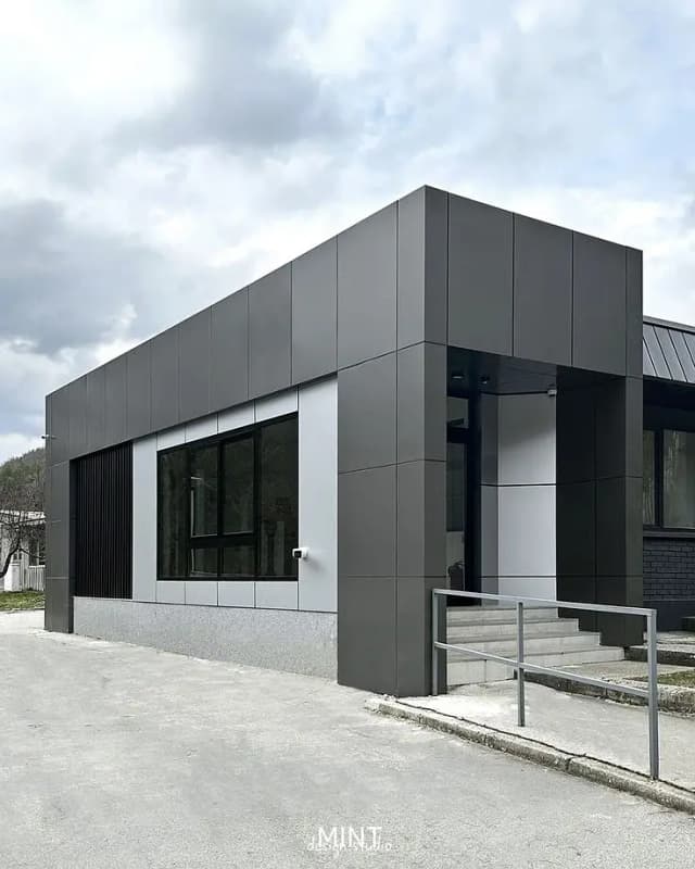ACP Wall Cladding,Interior,Aloucbond, Front Elevation,Spider Glass