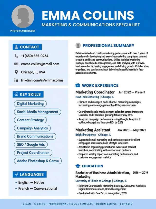 Professional CV / Resume Maker - For All Jobs - Online Service